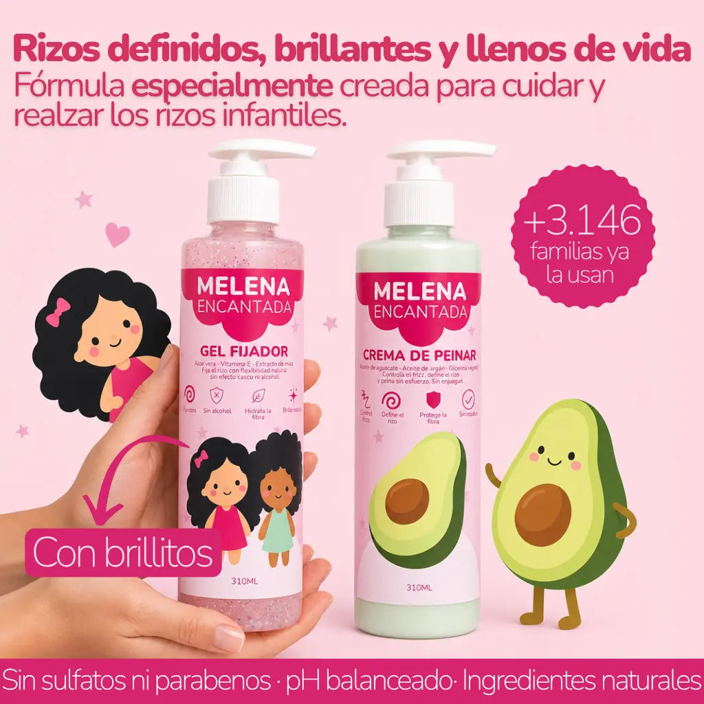Dúo Rizos Mágicos con Brillitos