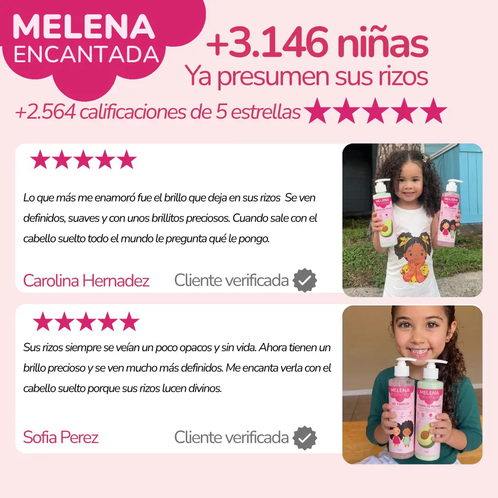 Dúo Rizos Mágicos con Brillitos