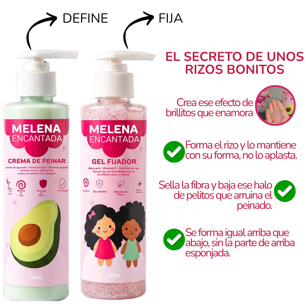 El problema del cabello rizado infantil