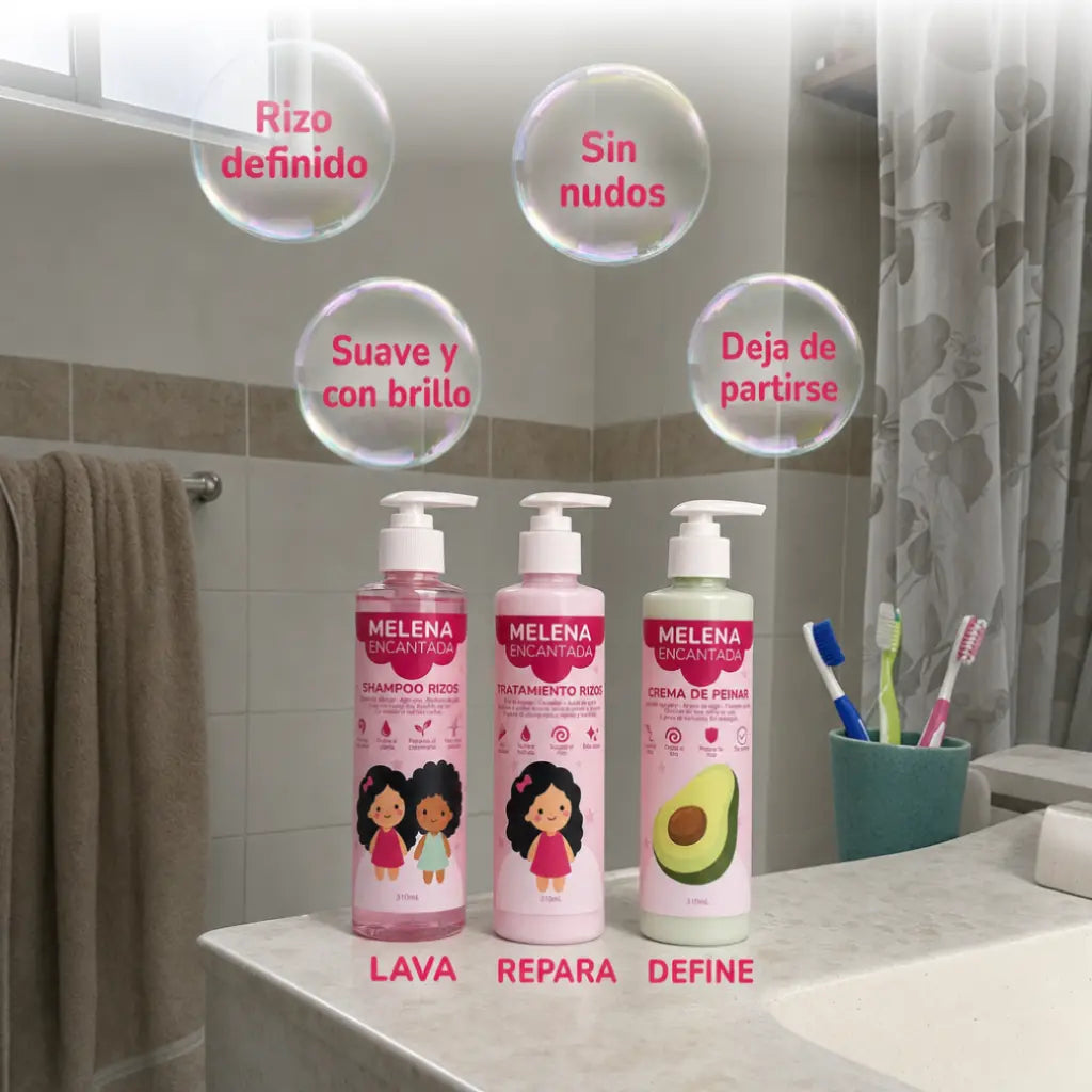 El problema del cabello rizado infantil